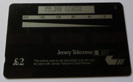 JERSEY - GPT - £2 - Reversed Control Number - Dakota - 60th Anniversary - [ 7] Jersey Y Guernsey