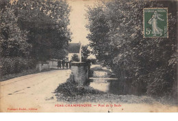 51  .  N° 202304   .    FERE CHAMPENOISE    . PONT DE LA SAULE - Fère-Champenoise