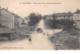 52 . N°52836. CHALINDREY. Faubourg De La Gare. Avenue De La Republique - Chalindrey