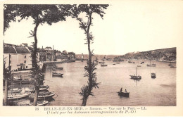 56 .n° 107419 . Belle Ile En Mer .sauzon .vue Sur Le Port . - Belle Ile En Mer