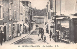 52 . N°106126 .bourbonne Les Bains .marchand De Cartes Postales .tabac .rue Des Bains . - Bourbonne Les Bains