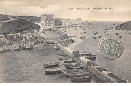 56 .n° 107417 . Belle Isle . Le Port .vue Generale . - Other & Unclassified