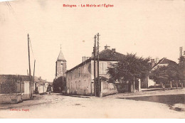 52 .n° 107343 . Bologne .la Mairie Et L Eglise . - Andere & Zonder Classificatie