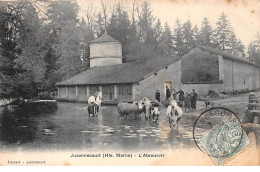 52 .n° 107339 . Juzennecourt .l Abreuvoir .paysans . - Juzennecourt