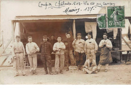 51.n°57120.reims.le Camp De Chalons.carte Photo.militaire - Reims