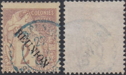 Réunion 1891 - Colonie Française - Timbre Oblitéré. Yvert Nr.: 18 A. "Avec Accent Sur Le E"....... (EB) AR-02957 - Oblitérés