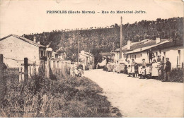 52 - N°111288 - Froncles - Rue Du Maréchal-Joffre - Plie - Langres