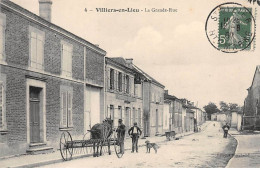 52 - N°111284 - Villiers-en-Lieu - La Grande-Rue - Autres & Non Classés