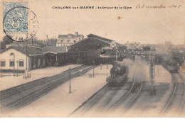 51 - N°111271 - Châlons-sur-Marne - Intérieur De La Gare - Train - Châlons-sur-Marne