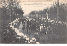 57. N° 103670 .metz .fetes En L Honneur Du President De La Republique Le 8 Decembre 1918 . - Metz