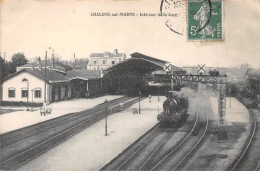 51 - Chalons Sur Marne- SAN21767 - Intérieur De La Gare - Train - Châlons-sur-Marne