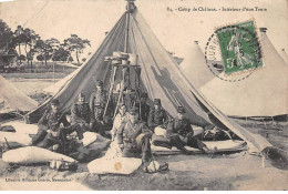 51 - CAMP DE CHALON - SAN24251 - Intérieur D'une Tente - Pli - Châlons-sur-Marne