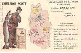 55 - Bar Le Duc - SAN20686 - Carte Routière - Emulsion Scott - Bar Le Duc