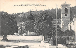 52 - N°74272 - CHAMARANDE - La Place - Vue Prise Du Pont - Autres & Non Classés