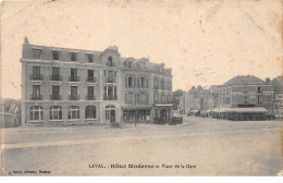 53 - N°75385 - LAVAL - Hôtel Moderne Et Place De La Gare - Laval