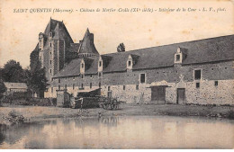 53 - SAINT QUENTIN - SAN41433 - Château De Mortier Crolle - Intérieur De La Cour - Andere & Zonder Classificatie