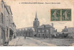 53.n°59139.fougerolles Du Plessis.place De La Mairie Et Eglise - Autres & Non Classés