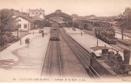 51.AM17211.Châlons Sur Marne.N°63.Gare.Train - Châlons-sur-Marne