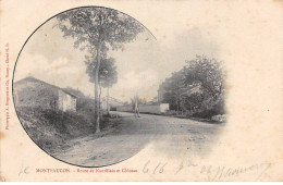 55 - MONTFAUCON - SAN24339 - Route De Nantillois Et Château - Autres & Non Classés