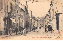 54 - LUNEVILLE - SAN42413 - La Grande Rue - En L'état - Déchirure - Luneville