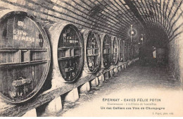 51 - EPERNAY - SAN33255 - Caves Félix Potin - Un Des Celliers Des Vins De Champagne -Contenance 2 Millions De Bouteilles - Epernay