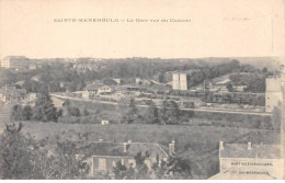 51 - SAINTE MENEHOULD - SAN46330 - La Gare Vue Du Château - Train - Sainte-Menehould