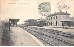 51 - BAZANCOURT - SAN38801 - Intérieur De La Gare - Train - Bazancourt