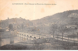 54 - LIVERDUN - SAN38833 - Pont Canal Et Pont Du Chemin De Fer - Liverdun