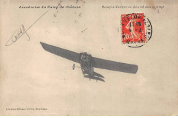 51 - CAMP DE CHALONS - SAN43634 - Aérodrome Du Camp De Châlons - Monoplan Nieuport En Plein Vol Dans Un Virage - Camp De Châlons - Mourmelon