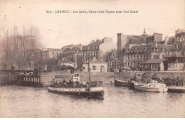 56 - LORIENT - SAN50531 - Les Quais - Départ D'un Vapeur Pour Port Louis - Lorient