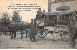 56 - COETQUIDAN - SAN57088 - Guerre Européenne 1914 - Ambulance Allemande Servant Au Transport.. Croix Rouge - Guer Cötquidan