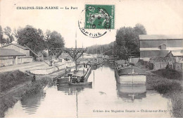 51 - CHALONS SUR MARNE - SAN47478 - Le Port - Péniche - Châlons-sur-Marne