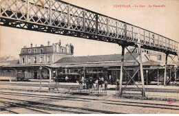 54 - LUNEVILLE - SAN47568 - La Gare - La Passerelle - Train - Luneville