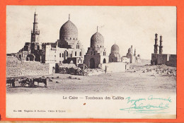 2491 / ⭐ (•◡•) LE CAIRE Egypte ◉ Tombeaux CALIFES 1904 à RHEYAL Syndicat Artistes Lyriques ◉ VEGNIOS ZACHOS Cairo-Luxor - Caïro