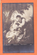 2103 / Pastorale Peintre Francois BOUCHER Art-Peinture 1910s Carte-Photo Bromure RUSSE 512 - Malerei & Gemälde