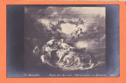 2001 / ⭐ ◉  Raub Der EUROPA Peintre Francois BOUCHER Art-Peinture 1910s Carte-Photo Bromure RUSSE 529 - Malerei & Gemälde