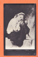 2026 / AUSRUHEN 1914 Peintre Pierre DUPUIS Dupuys Jeune Fille Pensive Art-Peinture 1910s Carte-Photo Bromure RUSSE A-812 - Schilderijen