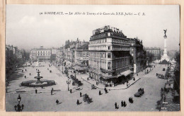 2412 / ⭐ BORDEAUX 33-Gironde Allée TOURNY Cours XXX JUILLET 1910s Edition CHAMBON 30 - Bordeaux