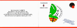 2406 / ⭐ ♥️ BORDEAUX Voeux 1995 Commandant CALLEN Commissariat Armée Terre R.M.D.A Etablissement Subsistances C.M.D - Bordeaux