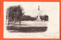2416 / ⭐ BORDEAUX 33-Gironde Place Des QUINCONCES 1902 à Marguerite LAGARDE Port-Sainte-Marie-A.B Journal LA RECLAME 15 - Bordeaux