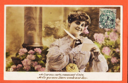 2167 / Promotion Utilisation CARTES POSTALES Sur Ma Carte Comment Ecrire Lèvres Voudraient Dire 1900s A-S 347 - Vrouwen