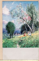 2050 / Künstler Ak Peintre XIXe à Identifier Bucolique Printemps 1900s PALETTE H.K.C.M Série 280 6 Dess - Malerei & Gemälde