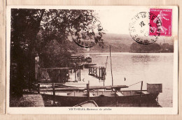 2390 / ⭐ VETHEUIL 95-Val Oise  BATEAUX De PÊCHE Au Ponton 03.09.1934- Phototypie DUCOUDRE Poissy - Vetheuil