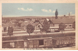 53-SAN59486-PRE-EN-PAIL.Vue Générale.Gare.Train - Pre En Pail