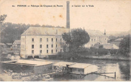 51-SAN59345-FISMES.Fabrique De Chapeaux De Feutre.Lavoir Sur La Vesle - Fismes