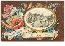 51.DORMANS.n°66.UN BON SOUVENIR DE DORMANS.AVENUE DE PARIS - Dormans