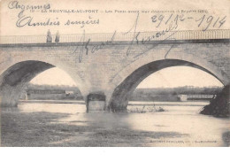 51 . N° 201295  .  LA NEUVILLE AU PONT .  LES PONTS AVANT LEUR DESTRUCTION - Autres & Non Classés