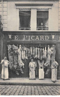 51 - N°90420 - EPERNAY - Bouchers Devant La Boucherie E. Picard, Avec Des Carcasses - Carte Photo - Epernay