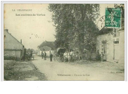 51.VILLENEUVE.LES ENVIRONS DE VERTUS.UN COIN DE RUE - Autres & Non Classés