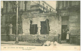 51.REIMS.n°20520.LE CRIME DE REIMS.LA SYNAGOGUE.JUDAICA - Reims